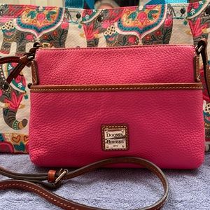 Dooney & Bourke Pebble leather Ginger pouchette